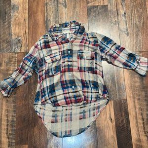 3/4 Sleeve High-Low shift